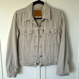 Levi’s Women’s Light Gray/Taupe Jacket Size S